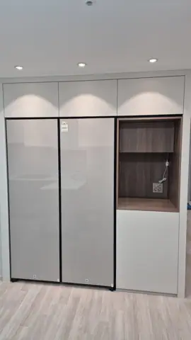 부산 진구 시민공원 비스타동원 냉장고장리폼 │ 맞춤 제작으로 공간 효율과 디자인을 동시에 잡은 주방