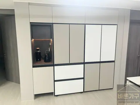 양산냉장고장리폼, 사송제일풍경채에서 만들어드린 매력적인 홈바인테리어와 키친핏!