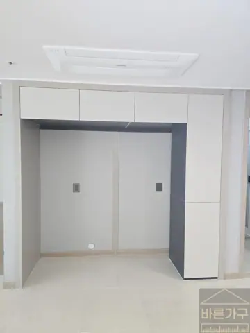 부산냉장고장리폼, 해운대경동리인뷰2차의 가전이 돋보이는 1도어 키친핏