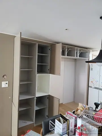 가전을 이용할 공간마련과 분위기를 한번에 잡아드린 냉장고장리폼(부산 명륜동 아이파크2차)